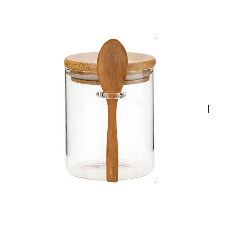

Glass Large Capacity Multifunction Convenient Storage Bottles Smooth Elegance Fashion Simple Storage Jars, Brown