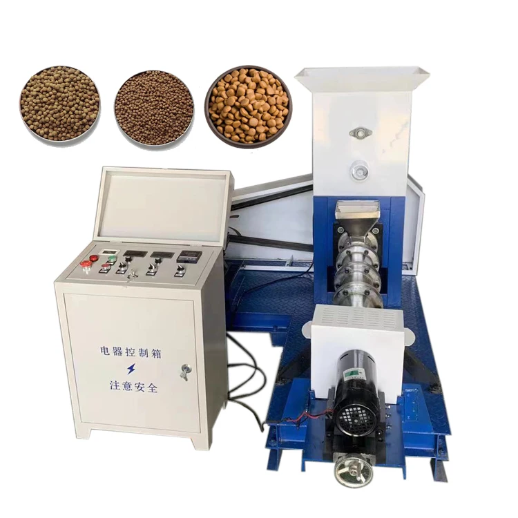 

CE fish feed making machine feed pellet machine small fish feed plant