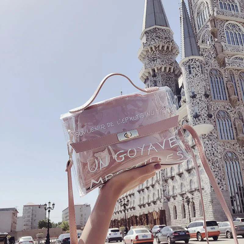 

Transparent Bag Female New Fairy Messenger Shoulder Bag