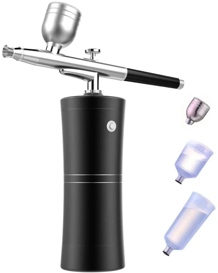 

Wireless airbrush for cake decorating nails hobby kit tattoo compressor mini spray airbrush