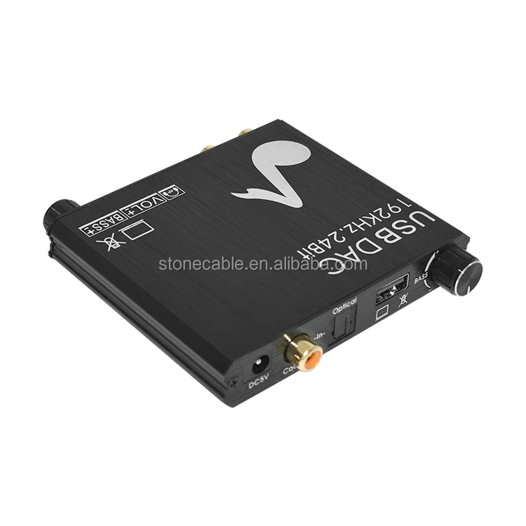 High Speed 192khz 24bit Dac Usb Digital To Analog Audio Converter