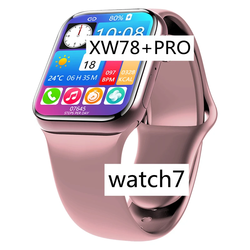 

New Arrivals Wearfit Pro Smartwatch App Control XW78+ PRO HW57 PRO Build In Flash Heart Rate Music Series 7 Smart watch