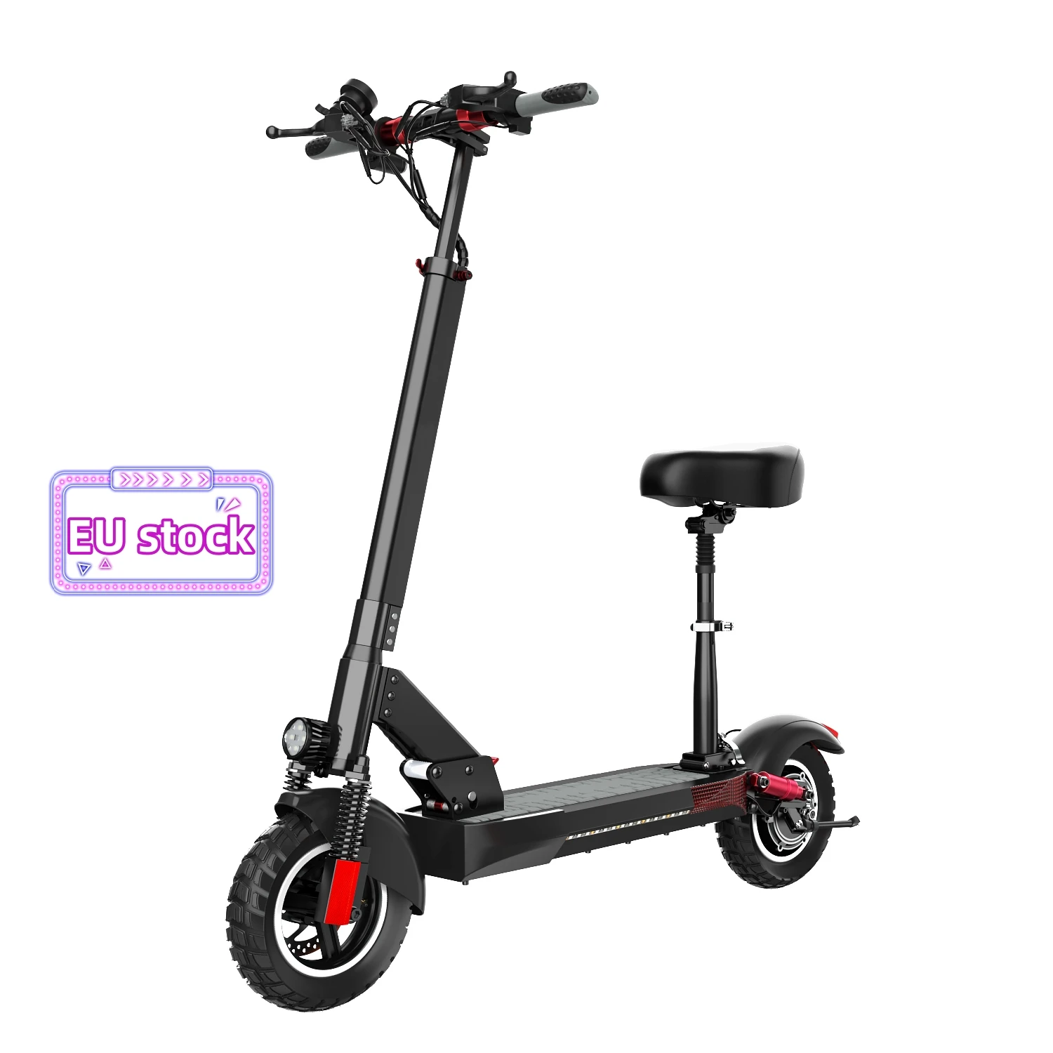 

2023 eu warehouse 48V 800W 10inch tire folding electric scooter max speed 45km/h 55km long range e scooter fast delivery