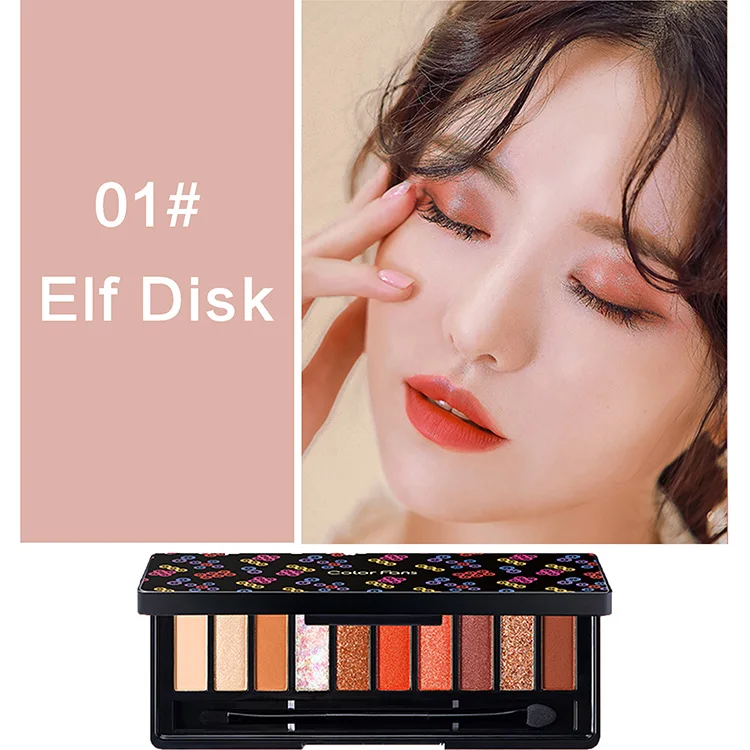 

Private Label Customize Natural Color Makeup Glitter Eyeshadow Palette Eye Shadow