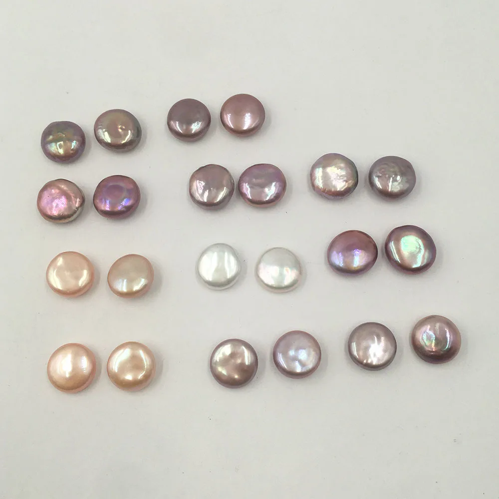 

In paired wholesales DIY BEADS,12-14 mm high quality AAA pearl coin baroque nature loose freshwater pearl with half,OR no hole