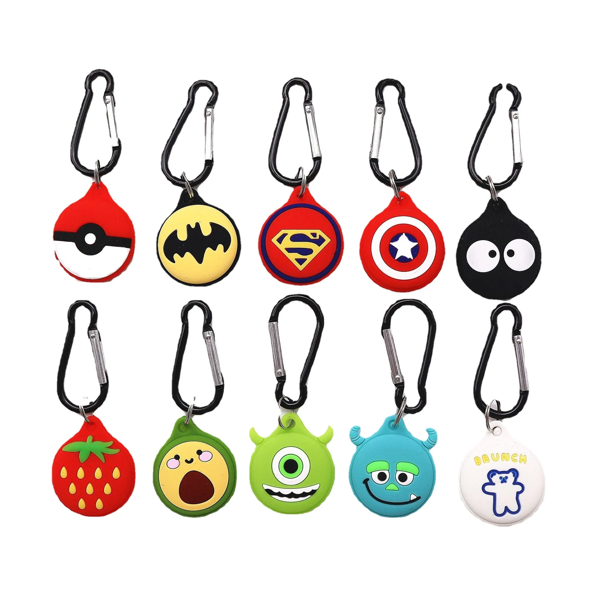 

2021 New Fashion 3D Cartoon Cute Luxury Case for Airtag Silicone Case For Apple Airtag, 12colors