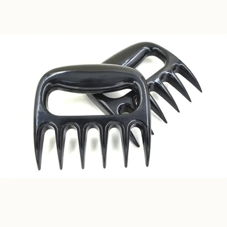 

Amazon Hot Selling BBQ Tools Grill Accessories 2pcs Plastic Bear Shredder Meat Claws, Black