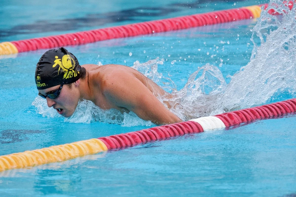 how many yards in a mile swimming