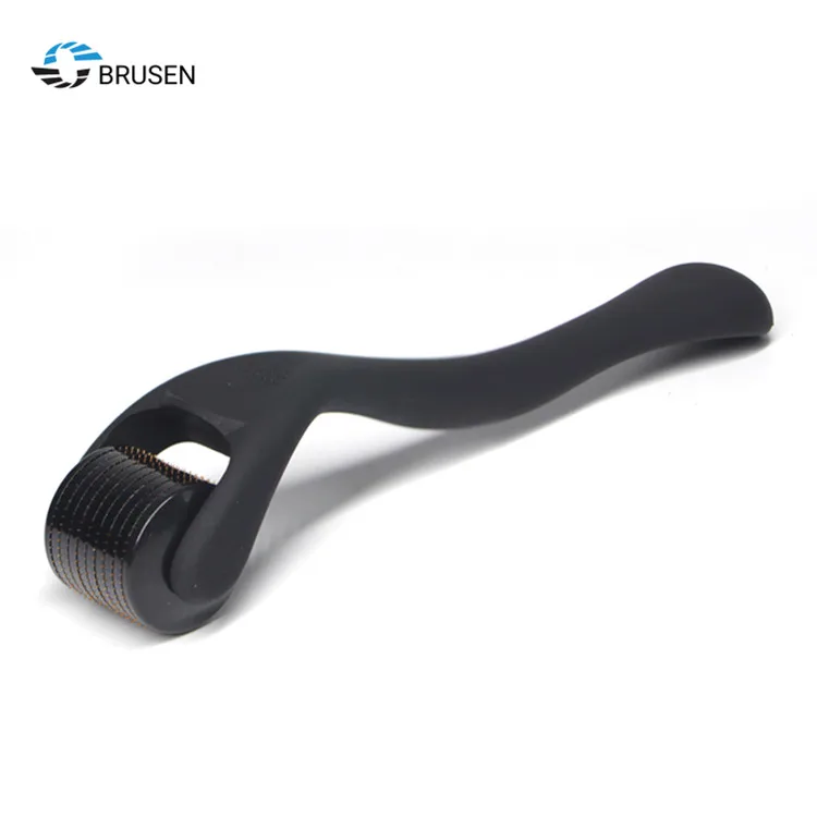 

540 Matte Black Derma Roller Dermaroller For Beard Growth Dermaroller Beard Roller