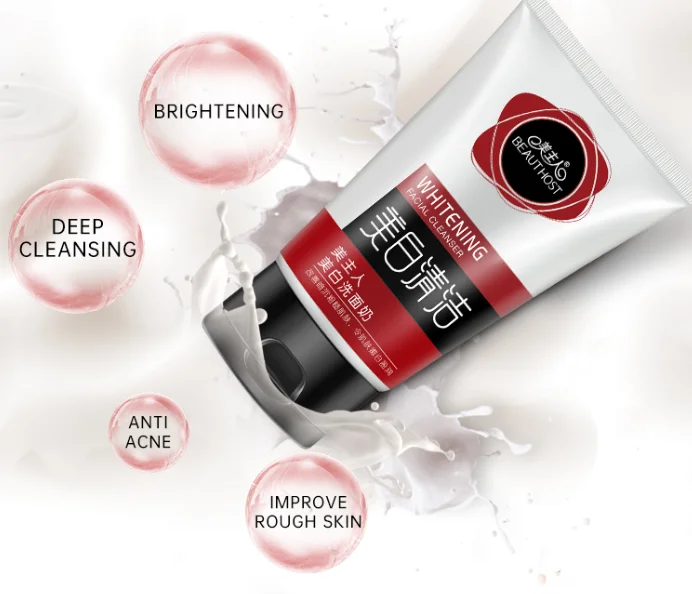 

Factory Price High Quality Whitening Face Cleanser Brightening Anti Acne Deep Cleansing Facial Cleanser Face Wash