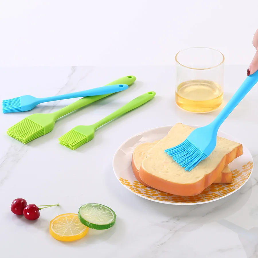 

Silicone Brush Baking Bakeware Bread Cook Brushes Pastry Oil Non-stick Bbq Basting Brushes