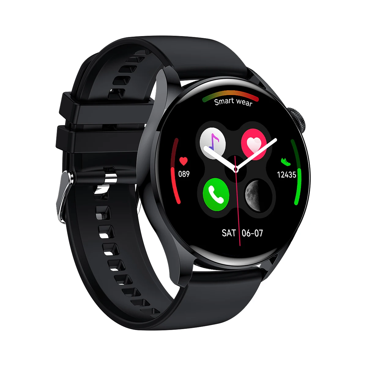

GT3 New Electronic Product OEM Android Smart Watch Mens Women Sports Bracelets Wrist Watch Fitness 2021 Smart watch with play, 2 colors