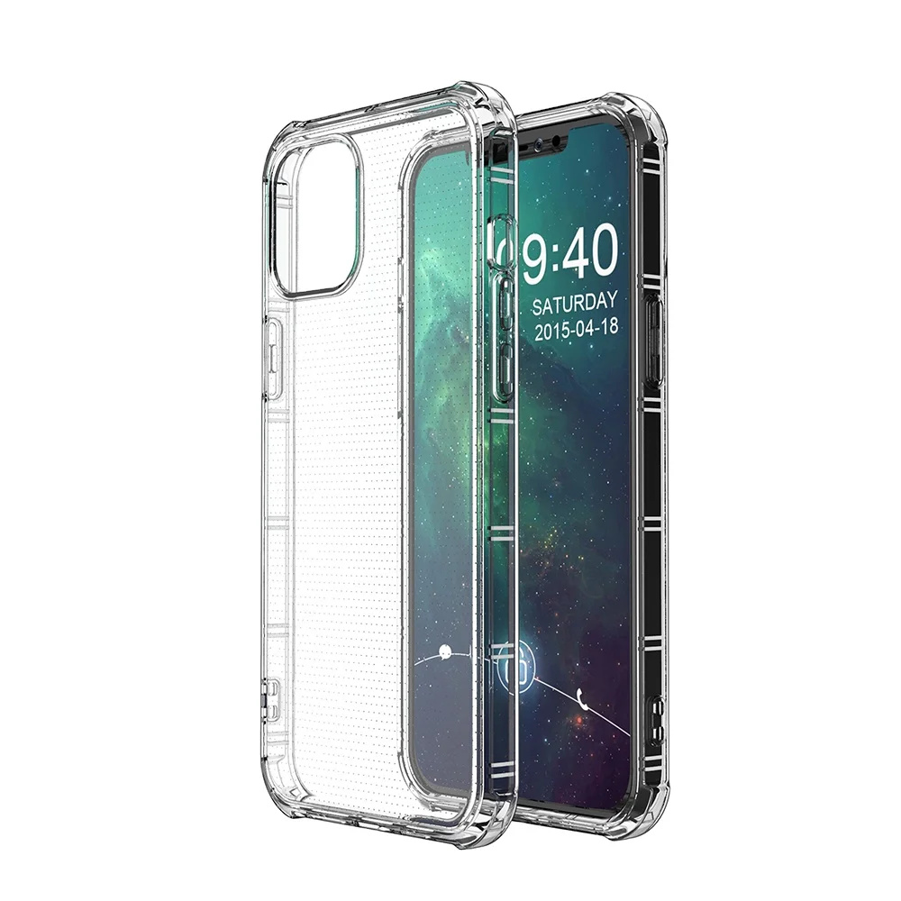 

LeYi Transparent Case Drop Resistance Clear TPU Phone Case for iPhone 12 series