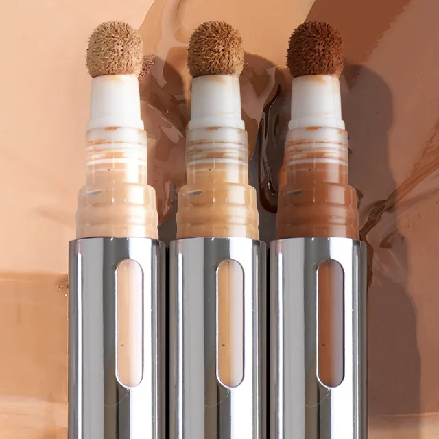 Hot Sale Liquid Concealer Waterproof Grooming Concealer Stick Long Lasting Make up Concealer Lateral Nasal Shadow with Brush