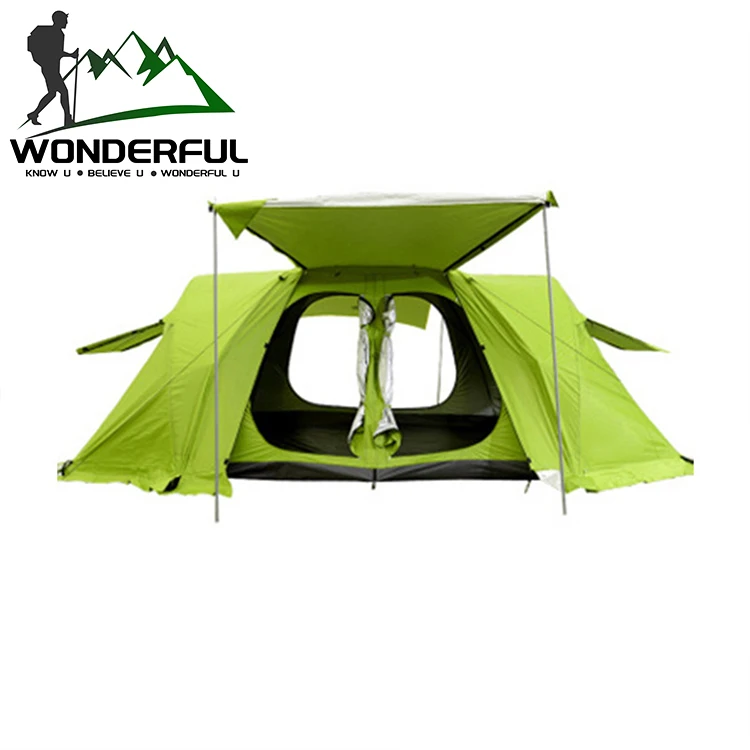 

Wholesale Lightweight 5 8 Person Outdoor Waterproof Pop Up Two Rooms One Hall Quickly Open Automatic Camping Tent