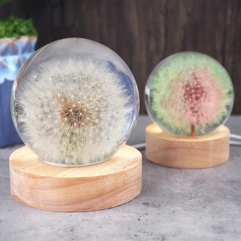 

resin mould silicon mould DIY epoxy body ball crystal ball small night lamp mirror silicone mold