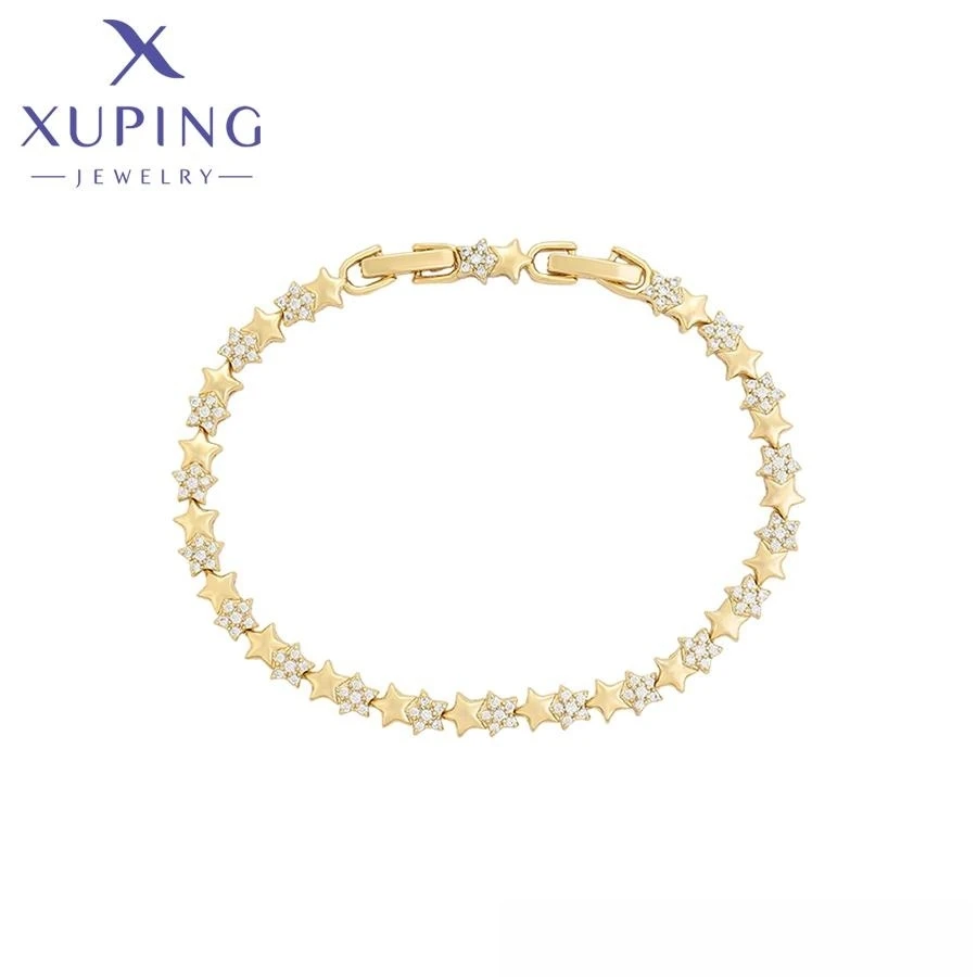 

X000701458 xuping jewelry New Creative Fashion Bowknot Bracelet 14K Gold Color Women Daily Elegant Delicate Bracelet