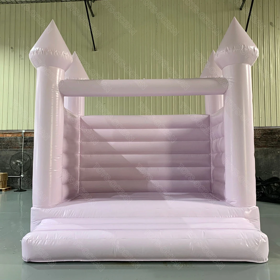 

New style light purple/white bounce house wedding bouncy castle toddler bounce house