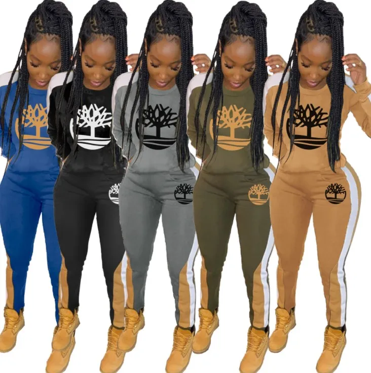 

GX5296 New Arrivals 2021 Womens Clothing Set Film Logo Printing 2 Piece Outfit Set Pants Sport Suit Two Piece Set Women, Picture