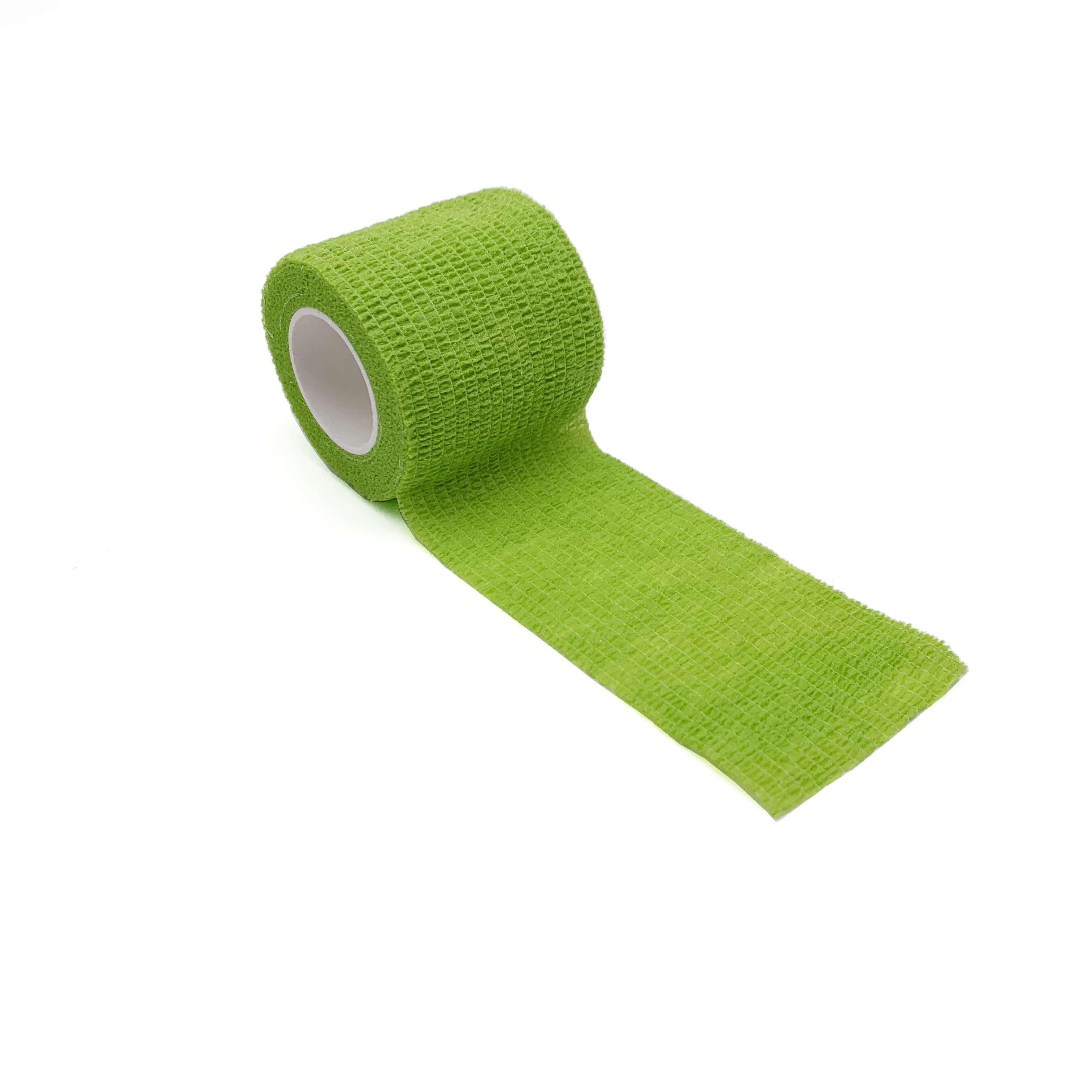 各种颜色防水自粘合兽医绷带包装胶带