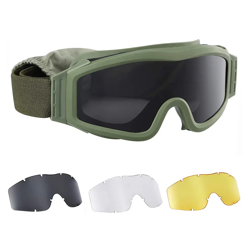 

Tactical Goggles Bullet Proof Airsoft Paintball night vision goggles military hunting UV Protection Impact Resistance Glasses