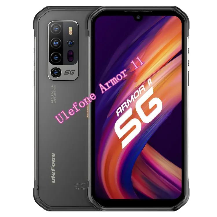 

Global 2021 Ulefone Armor 11 5g 8GB 256GB Rugged Phone IP68 IP69K Waterproof 5200mAh 6.1 inch Android 10 celulares Cell Phone