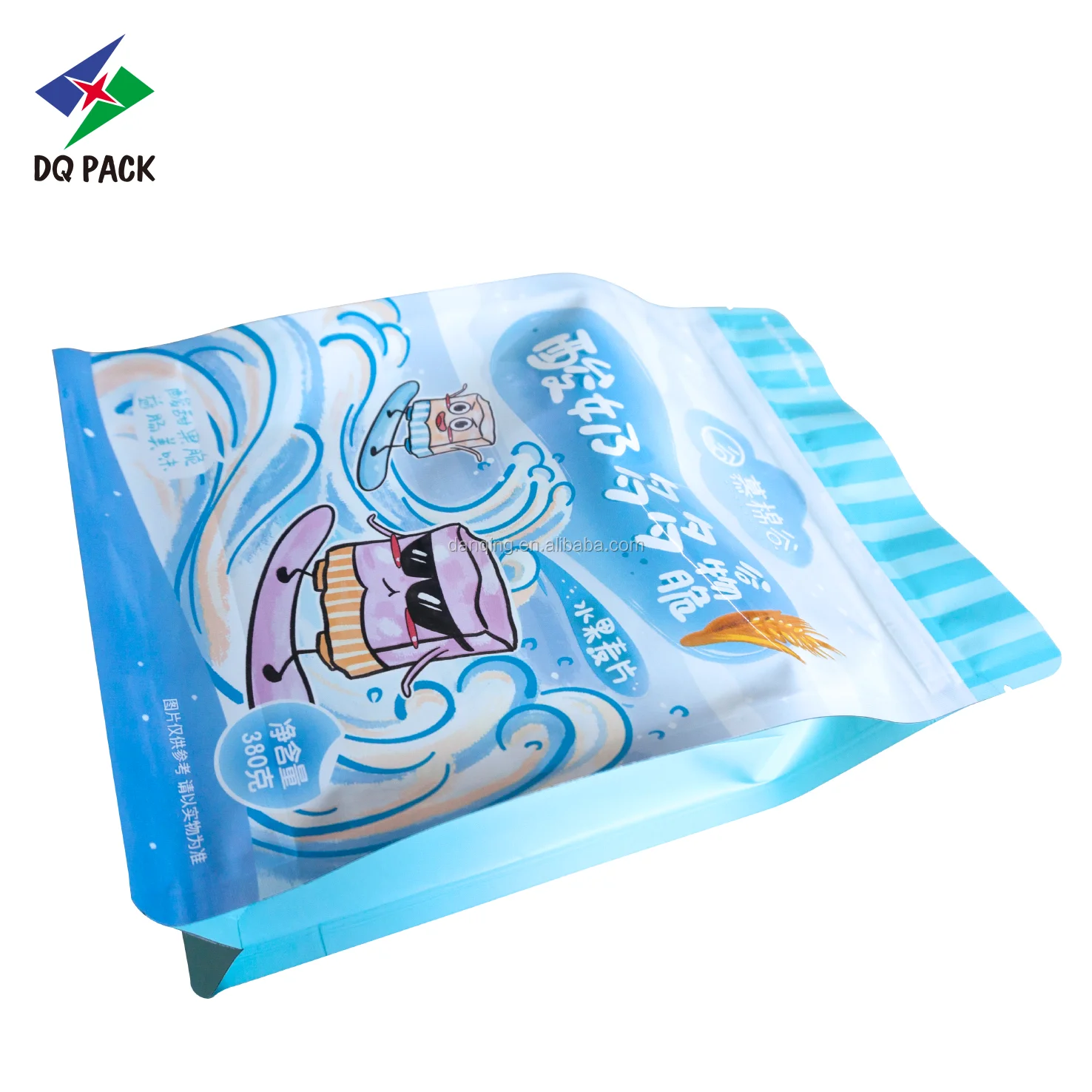 DQ PACK Custom Printing Matte Snack Plastic Bag For Sale