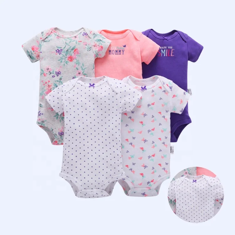 

RTS 100% cotton jumpsuit bodysuit infant newborn baby girl rompers clothes