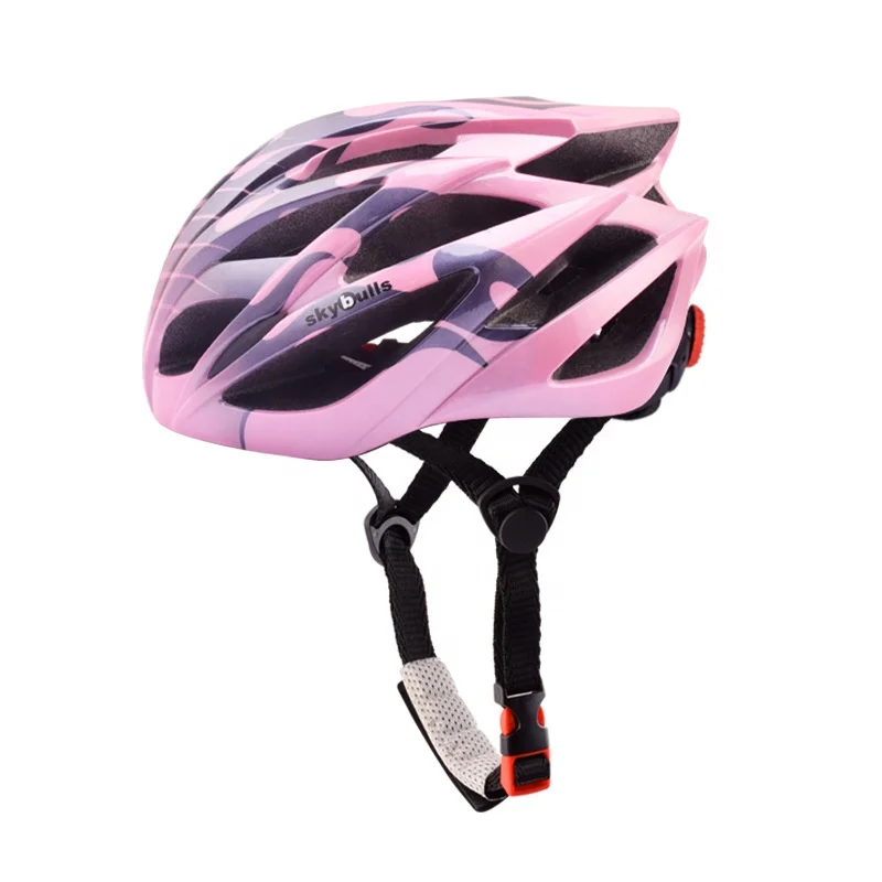 

CE certified cycling helmet integral molding flame pattern motorcycle mountain bike helmet customization, Blue