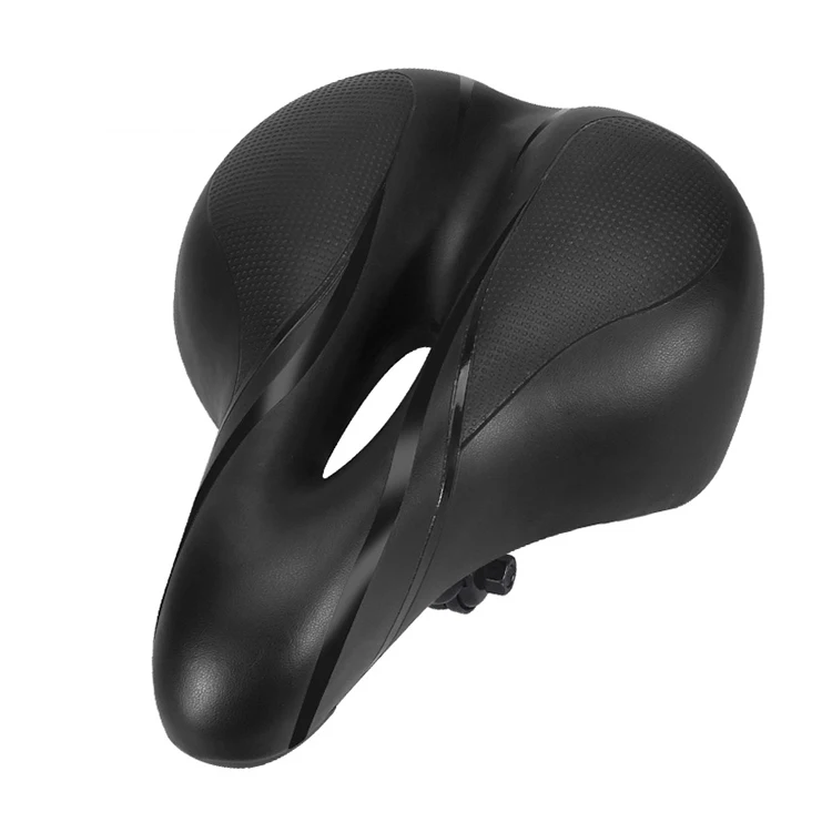 

2020 Good quality mountain bike seat polyurethane bicycle seat saddle portable black carbon bike seat with tail light, 3 colors
