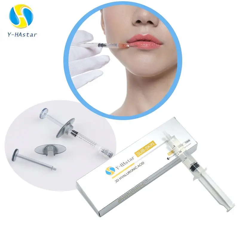 

2ml anti-aging hyaluronic acid dermal filler for wrinkle removal lip filler, Transparent