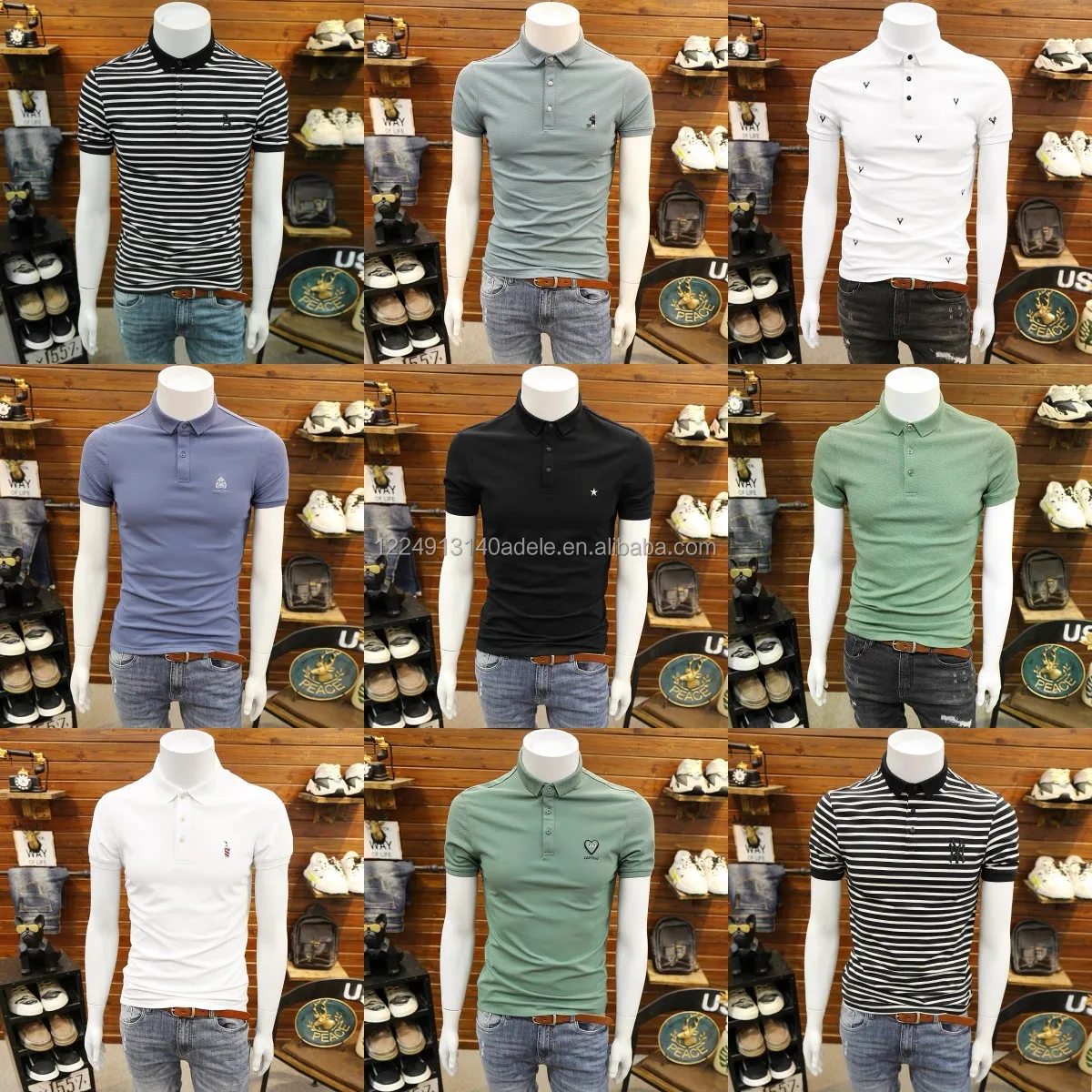 

Wholesale Men's Polo shirts Good quality factory directly wholesale Classic Collar Men cotton Polo T Shirt