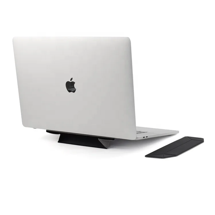 

Supporter Raiser Adhesive Foldable Laptop Mount Computer Stand Laptop Stand for Macbook, Black/grey/ pink