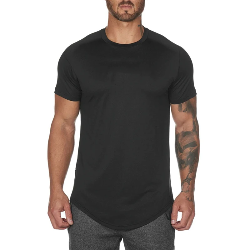 

Latest Designs Custom Silk Screen Printing T-shirts Plus Size Men Gym Sport T-shirts