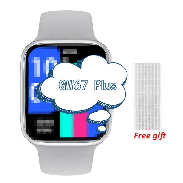 

GW67 Plus luxury Double wrist strap android Smart Watch Customs Watches Face Sports Fitness Bracelet tracker Band for apple