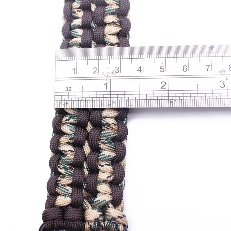 
Extra Wide Adjustable 2 Point Hunting 550 Paracord Gun Sling for Rifle and Shotgun 