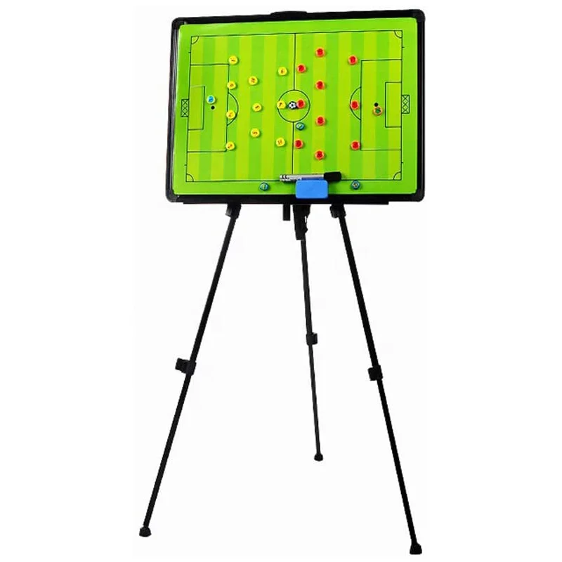 

LXY-019 Foldable Football Tactics Board With Tripod Stand Magnetic Soccer Coaching Board, Same as pics