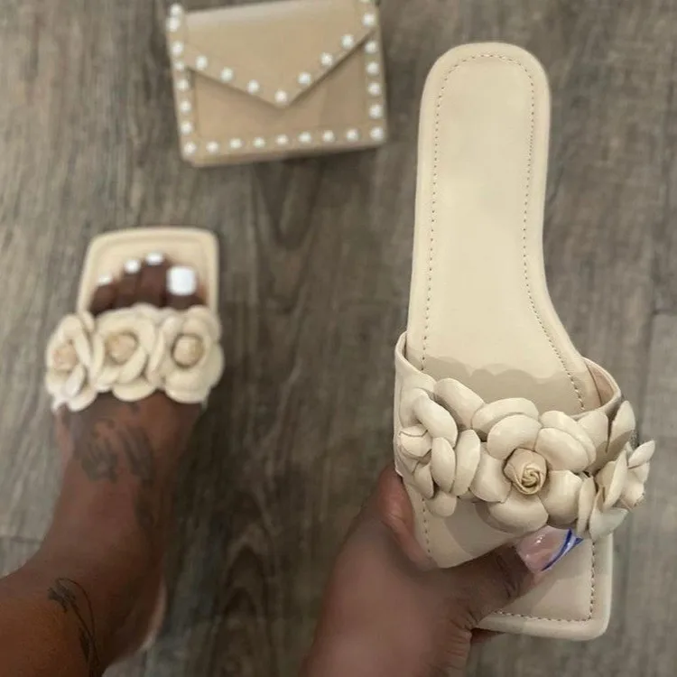 

Popular INS 2021 summer jelly sandals flat slides women flip flops slippers, Pink,orange,black,white