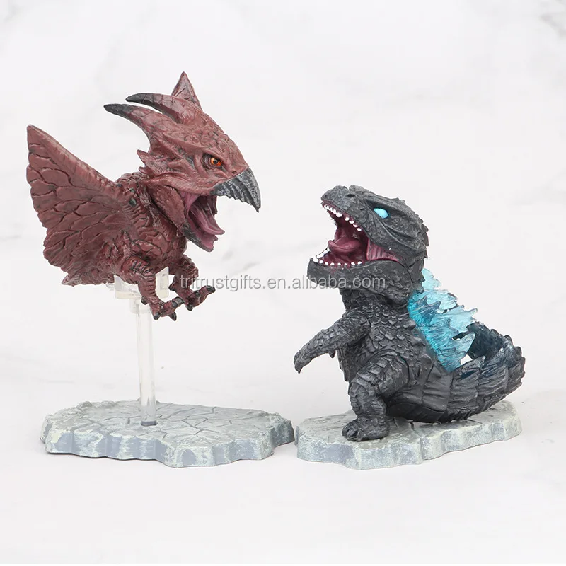 godzilla king ghidorah and godzilla 9cm figure