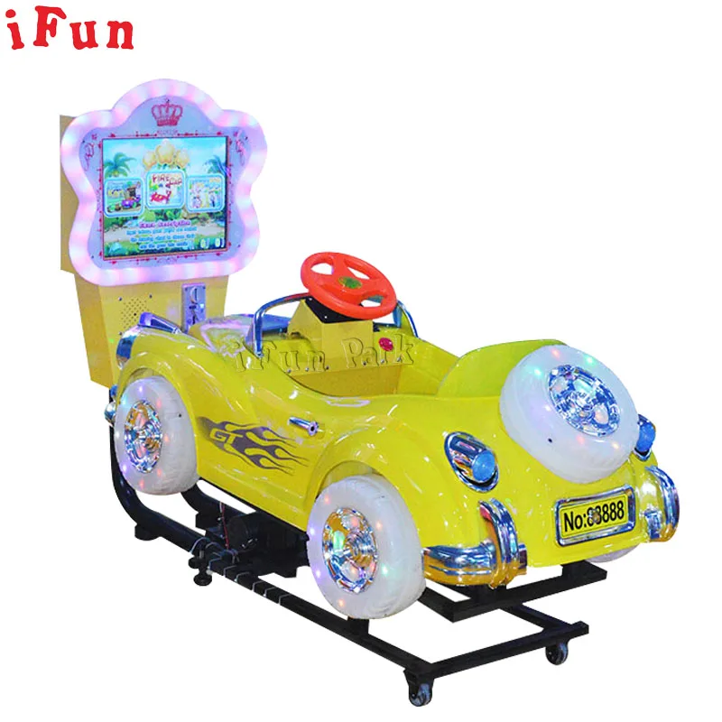 

Token Operated Bubble Car With Video Interactive Game Kids Horse Racing Machine Kiddie Electric Swing Car