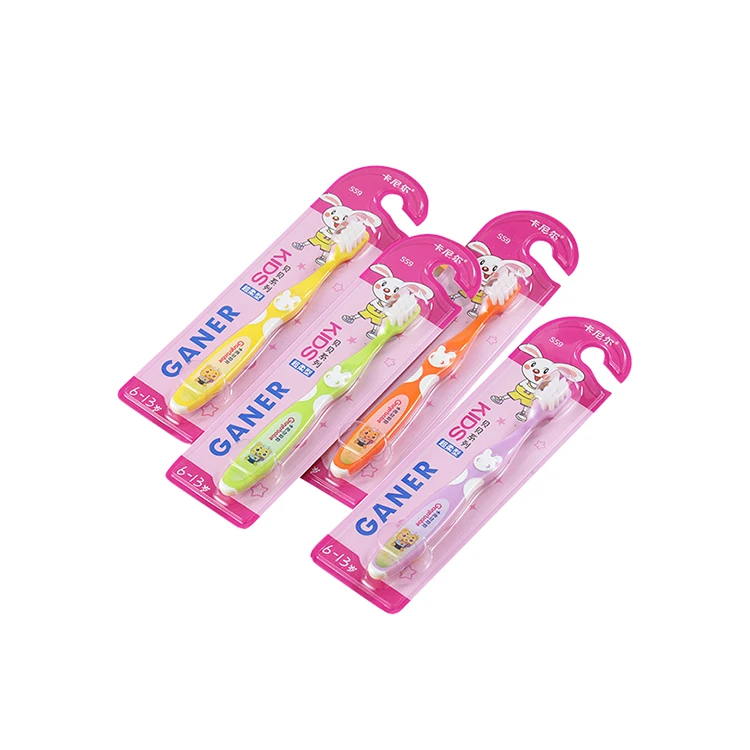 

Cute Cartoon Soft Hair Silicone Non-slip Handle Toothbrush For Children Kids