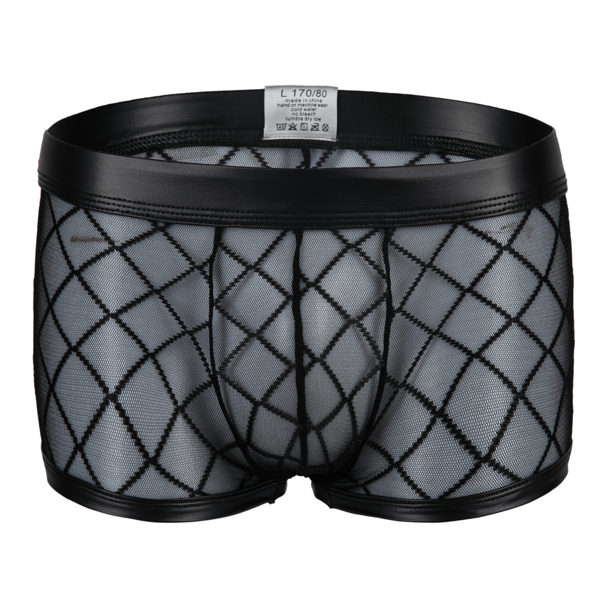 

Custom Mens Sexy Gay Briefs Transparent Mesh Underwear
