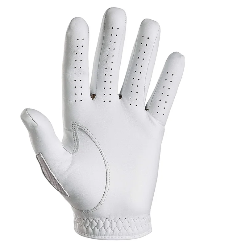 

oem golf gloves kangaroo leather golf glove washable golf gloves, White