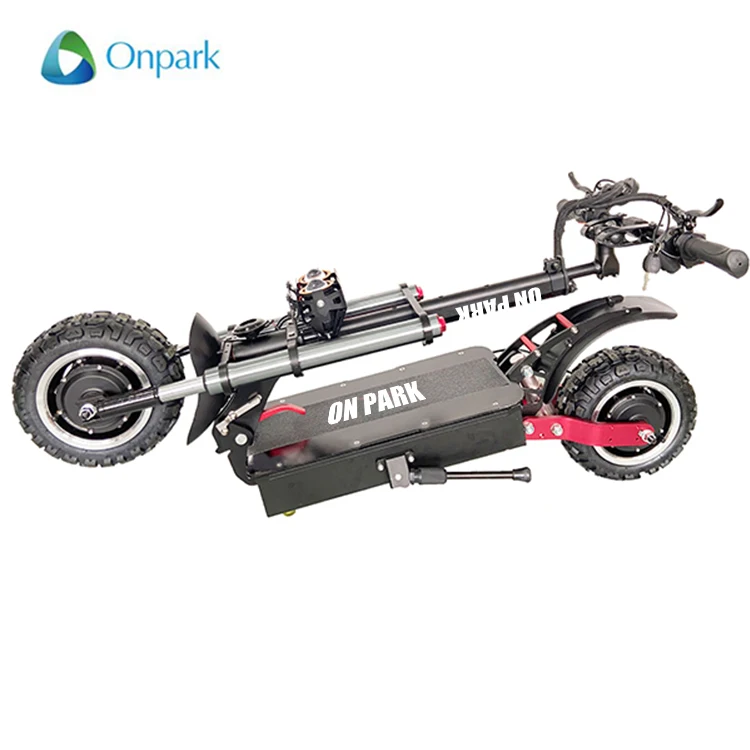 

5600w 2 motors 11 inch strong off-road electric scooter with suspension