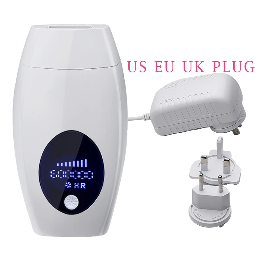 

laser epilator diode ipl laser removal Device 600000 Flashes epilator Facial Body Professional home use ipl machine for women, White