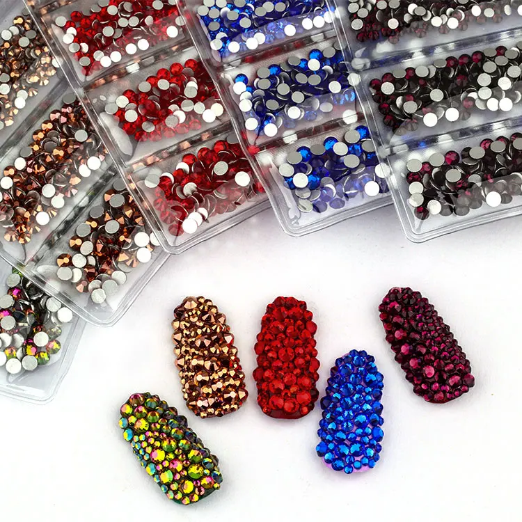 

Hot Selling Wholesale Mixed Sizes 3D Nail Art Decoration Nail Crystal Rhinestone for Nail Art, Crystal,crystal ab
