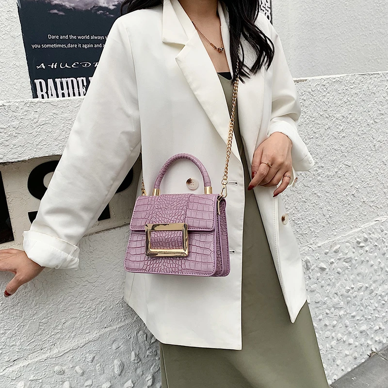 

2020 Alligator Pattern Women Fashion Handbags Wholesale Lady's Daily Hobo Purse, Stock