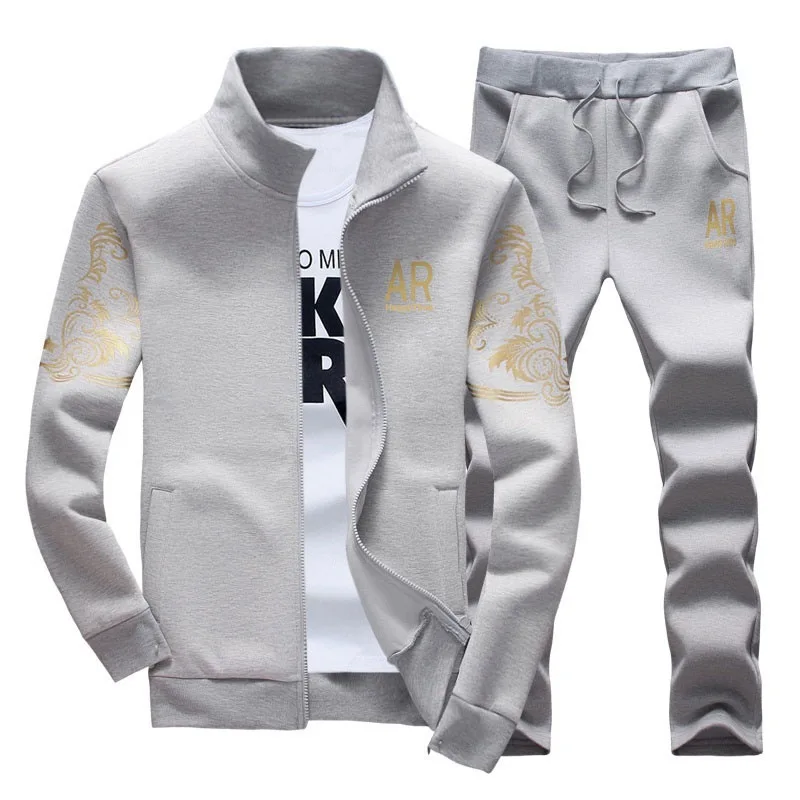 

Custom two piece bodycon jogging suit for men two piece pants set, Customized color