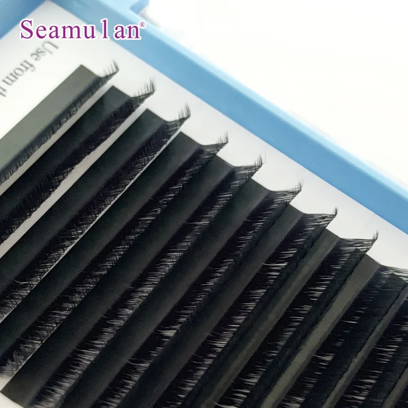 

Private Label Eyelashes Silk/mink Eyelash Extensions 0.03mm 0.05mm 0.07mm Thickness Eyelashes Korean PBT Fiber Natural Soft, Black