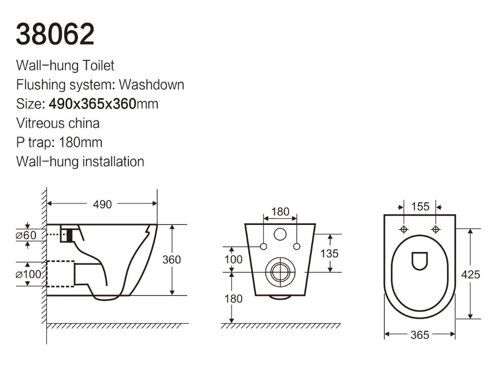 Matte grey color rimless back to wall modern design gravity sanitary ware bathroom ceramic wall mounted wc wall hang toilet factory